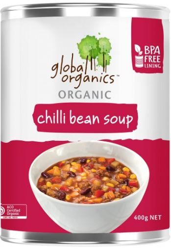 global organics chilli bean soup