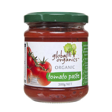 Global Organics Tomato Paste 200g (jar)