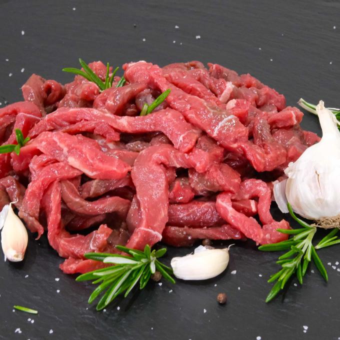 Stir Fry 500g Grass Fed Beef - Gluten and Preservative Free