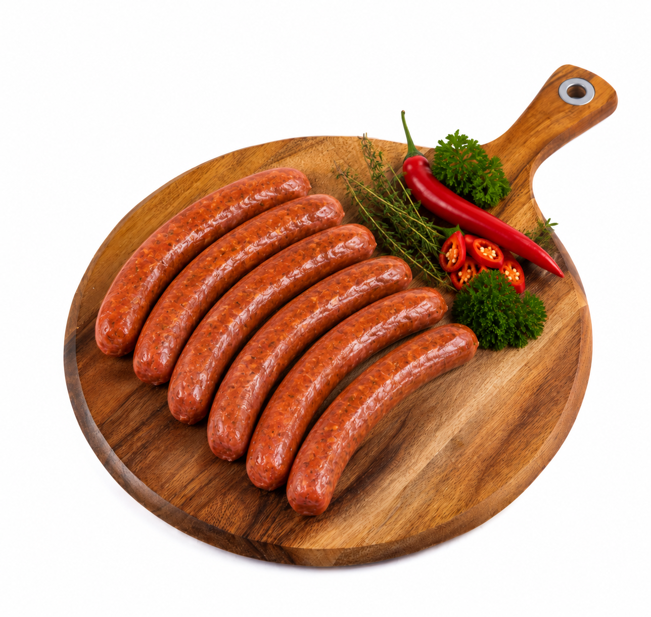 SA Organics Beef TEXAN CHILLI Sausages 900g AVG