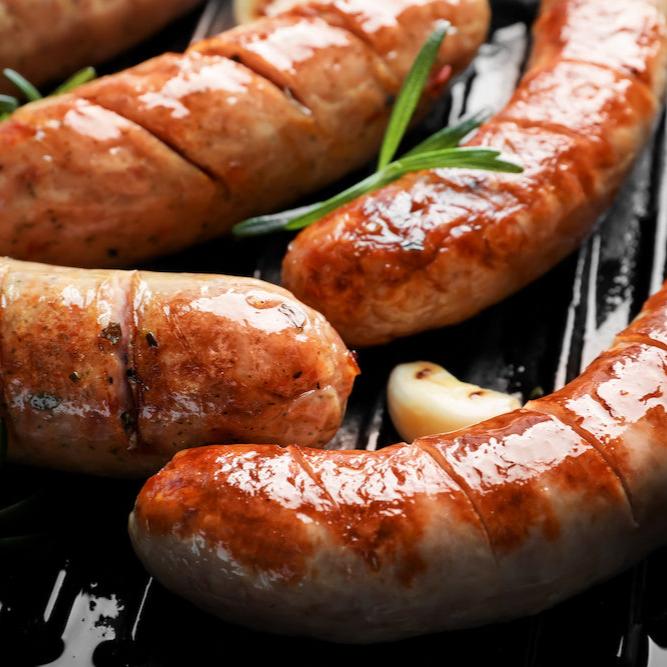 grassfed thick beef sausages