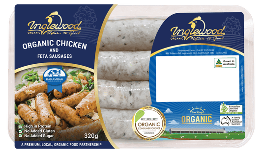 ORGANIC Chicken Feta Sausages
