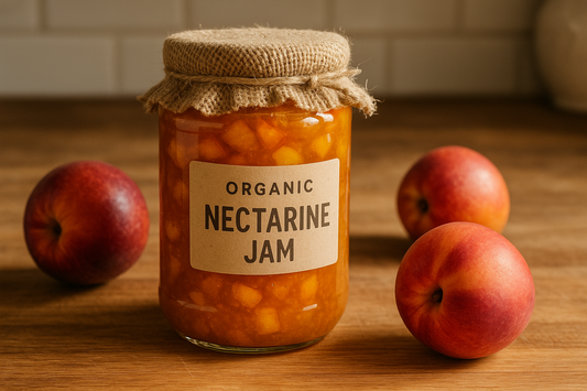 organic nectarine jam