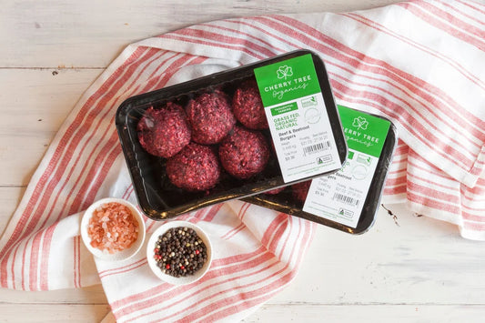 Organic Beef & Beetroot Burgers 450g (6 burgers) - preserv & GF