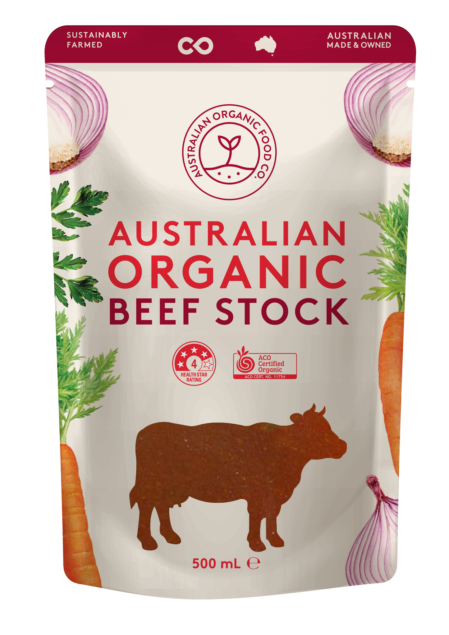 AOFC Organic Beef Stock 500ml