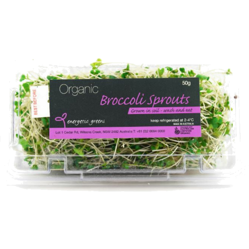 Organic Broccoli Sprouts 100g