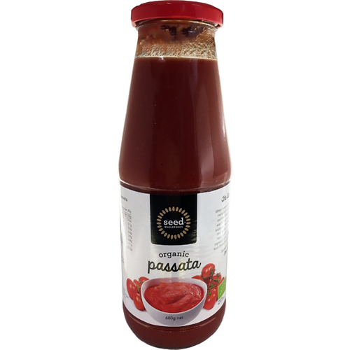 Seed Wholefoods Organic Tomato and Basil Passata 680g